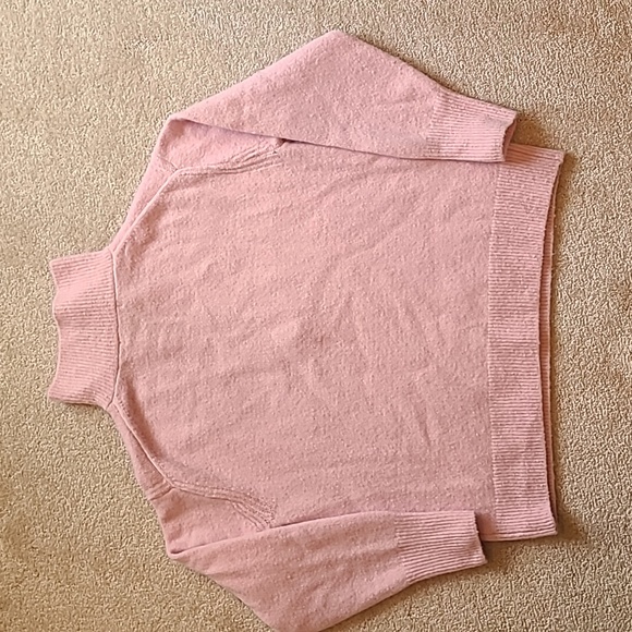 Pink J. Crew XS Half-Zip Sweater - Picture 3 of 4